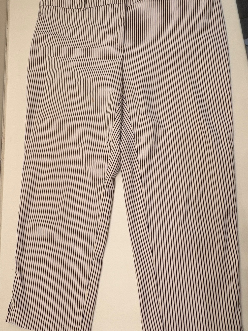 Ann Taylor Pin Striped Casual Capri Pants